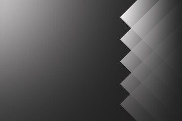 Abstract gradient black and white background