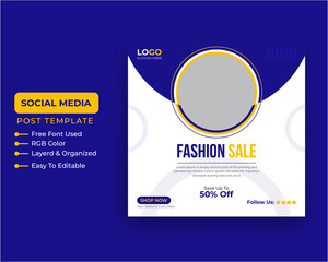 Modern And Creative Fashion sale banner,Web banner template,social media timeline cover banner