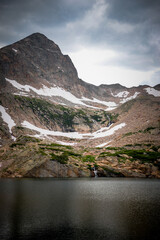 Alpine Lake in the heart of the Colorado Rocky Mountains 