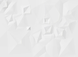 Obraz premium White Paper Texture background. Crumpled white paper abstract shape background with space paper for text