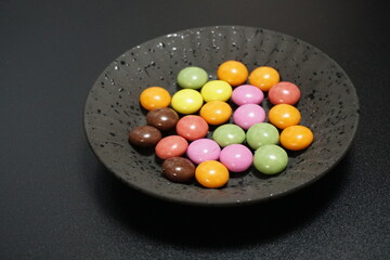 カラフルなチョコレート