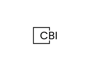 CBI Letter Initial Logo Design Vector Illustration