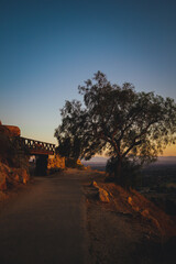 Fototapeta premium sunset on the road