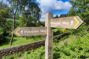 Pennine way signpost