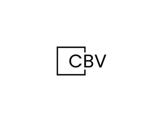 Obraz premium CBV Letter Initial Logo Design Vector Illustration