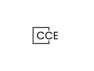 CCE Letter Initial Logo Design Vector Illustration