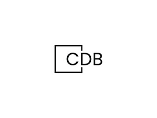 CDB Letter Initial Logo Design Vector Illustration