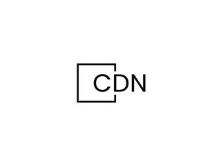CDN Letter Initial Logo Design Vector Illustration