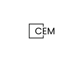 CEM Letter Initial Logo Design Vector Illustration