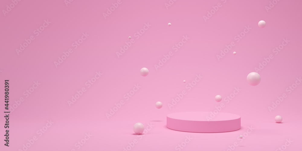 Poster abstract background minimal style for product branding. mock up scene and empty space. 3d render