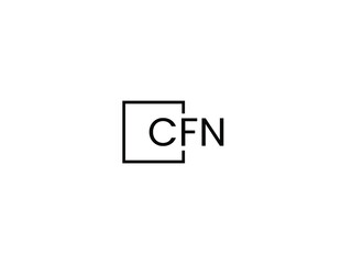 CFN Letter Initial Logo Design Vector Illustration