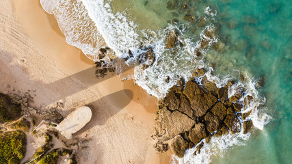 Vista aérea playa el palmar de Cádiz © victor_dlafuente