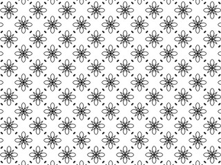 Floral pattern with seamless background