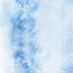 light pastel blue watercolor abstract background with rough texture