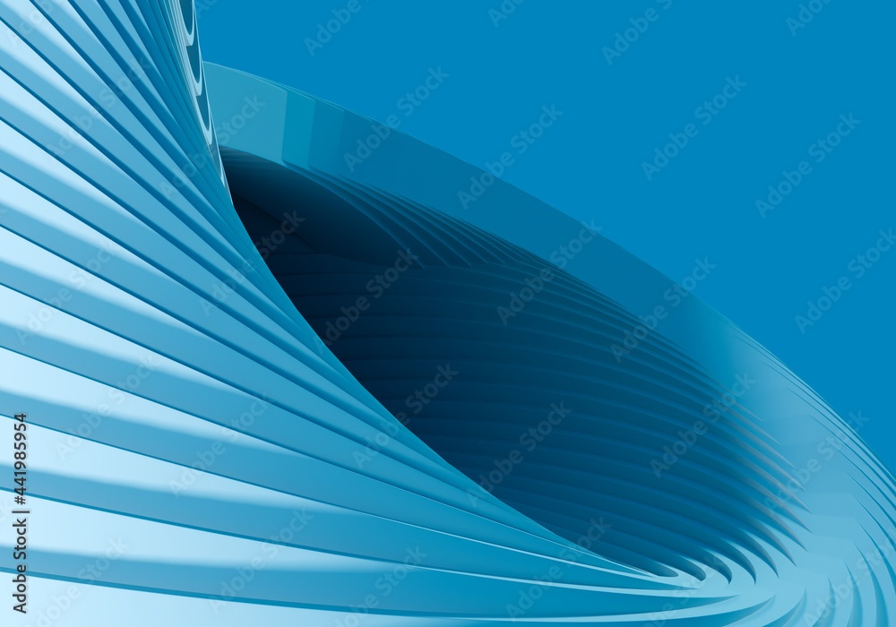 Poster background architecture abstract. abstract geometry. background with smoothly curved lines. technolo