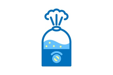 Humidifier icon. Vector linear sign, symbol, logo of humidifier for mobile concept and web design. Icon for the website of the store of household appliances, gadgets and electronics.