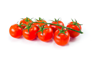 Cherry tomato isolated on white