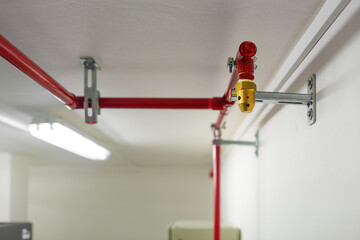 Clean agent fire suppression system used in data centers, backup battery rooms, electrical rooms...