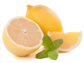 Lemon or citron citrus fruit