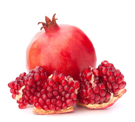 Ripe pomegranate fruit