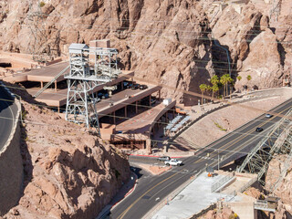 Afternoon view of the famous Hoover Dam