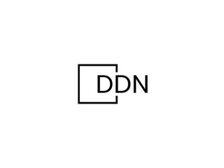 DDN letter initial logo design vector illustration