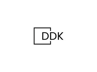 DDK letter initial logo design vector illustration