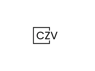CZV letter initial logo design vector illustration