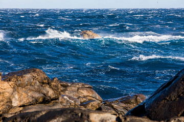 Winter landscape in Cap de Creus Nature Park, Spain