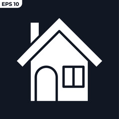 home icon symbol template for graphic and web design collection logo vector illustration