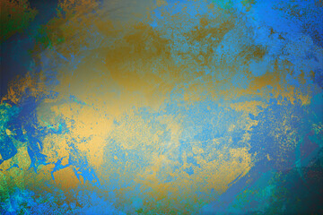 Golden Abstract  decorative paper texture  background  for  artwork  - Illustration