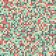 Fototapeta premium Abstract Geometric Pattern generative computational art illustration