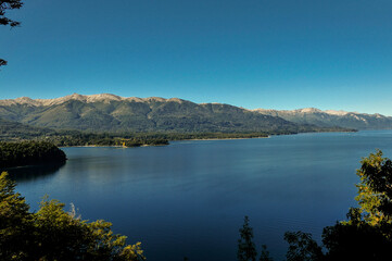 Naklejka premium View of Lake Nahuel Huapi, from Los Arrayanes National Park