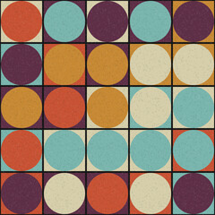 Abstract Geometric Pattern generative computational art illustration