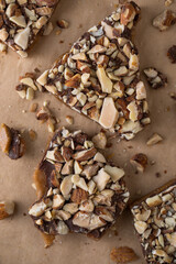 Toffee brittle chunks