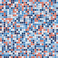 Fototapeta premium Abstract Geometric Pattern generative computational art illustration