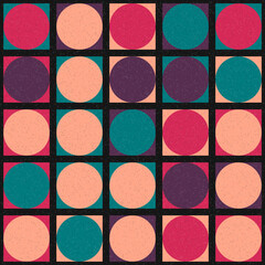 Abstract Geometric Pattern generative computational art illustration