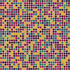 Abstract Geometric Pattern generative computational art illustration