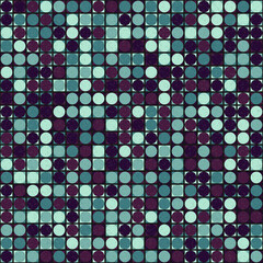 Abstract Geometric Pattern generative computational art illustration