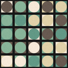 Abstract Geometric Pattern generative computational art illustration