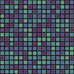 Abstract Geometric Pattern generative computational art illustration