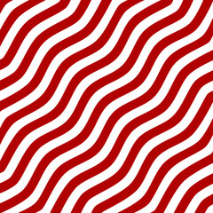 Vector wavy striped red background