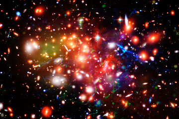 Amazing galaxy view and stars. The elements of this image furnished by NASA.