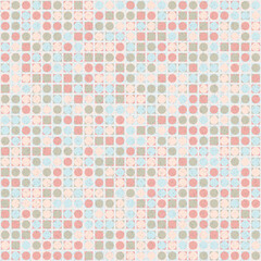 Fototapeta premium Abstract Geometric Pattern generative computational art illustration