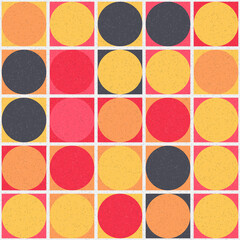 Abstract Geometric Pattern generative computational art illustration