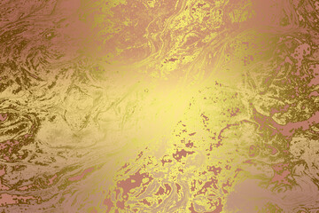 Golden Abstract  decorative paper texture  background  for  artwork  - Illustration