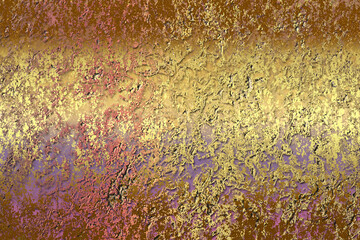 Golden Abstract  decorative paper texture  background  for  artwork  - Illustration