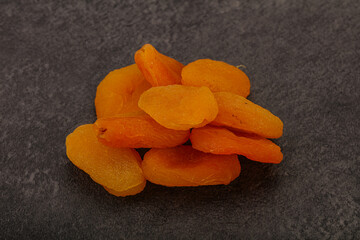Sweet tasty dried apricot heap