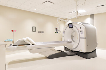 Medical CT scan machine in hospital