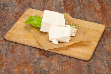 Greek traditional Feta soft cheese